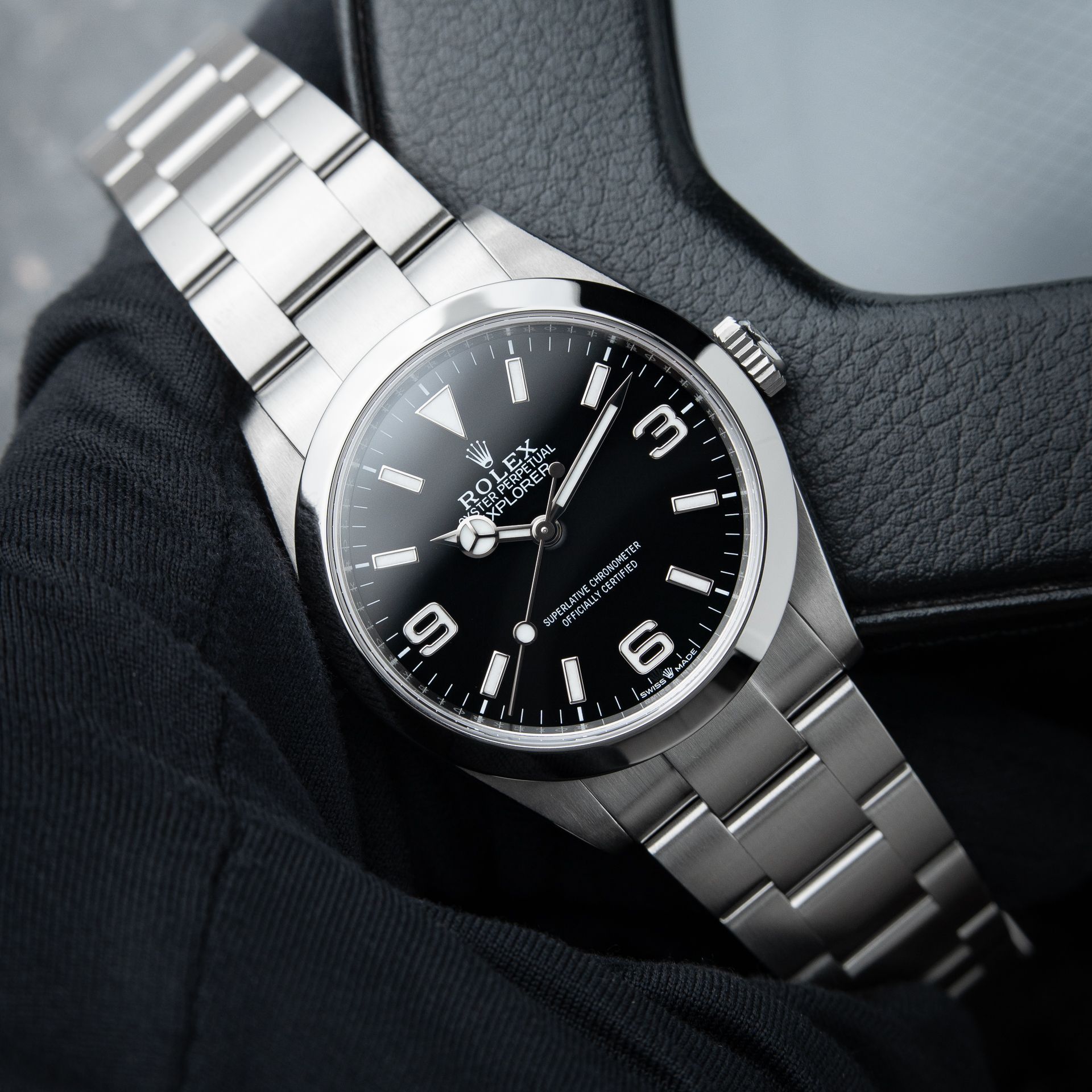 Rolex Explorer 40 5/2024 Black Dial Steel Bracelet Automatic