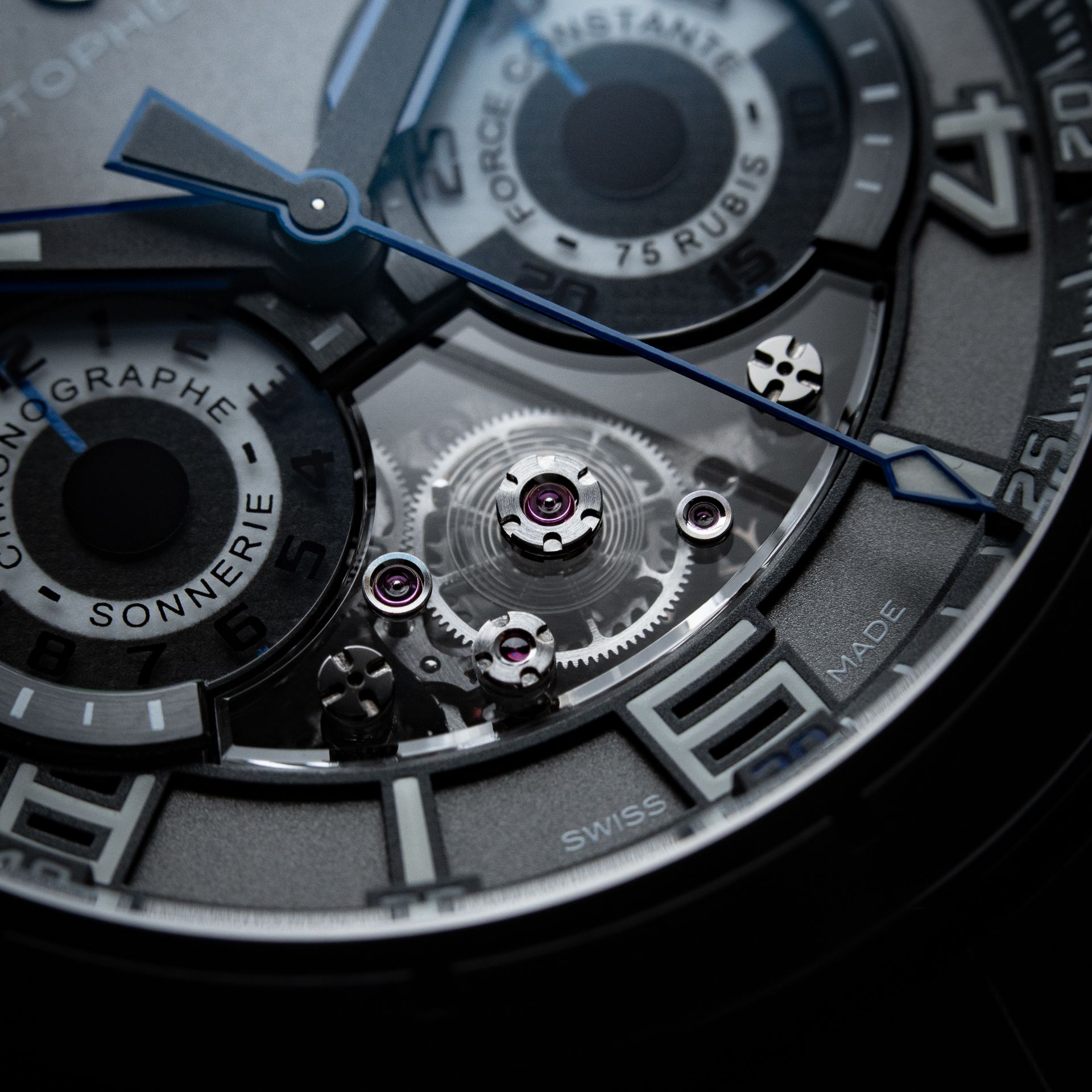Christophe Claret Kantharos Constant Force Monopusher Chronograph Titanium