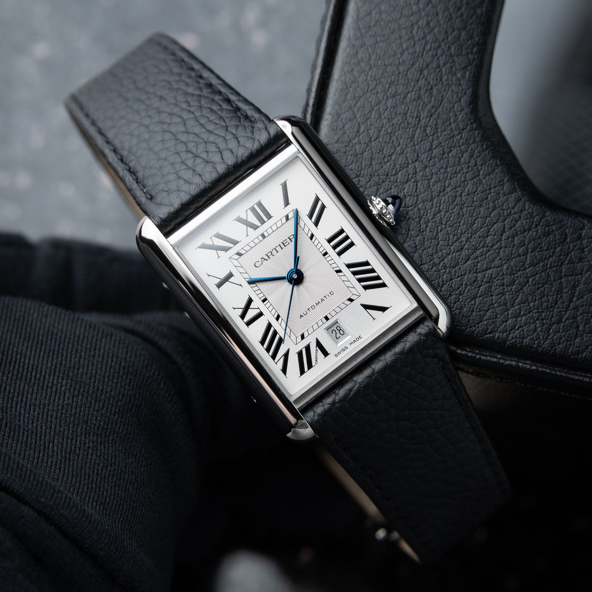 Cartier Tank Must UNWORN 9/2025 Extra Large Model Silver Steel Automatic