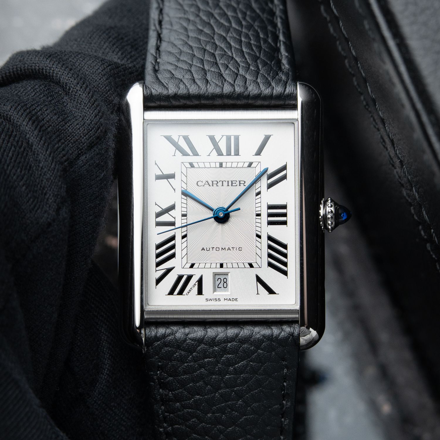 Cartier Tank Must UNWORN 9/2025 Extra Large Model Silver Steel Automatic Cartier Tank Must UNWORN 9/2025 Extra Large Model Silver Steel Automatic
