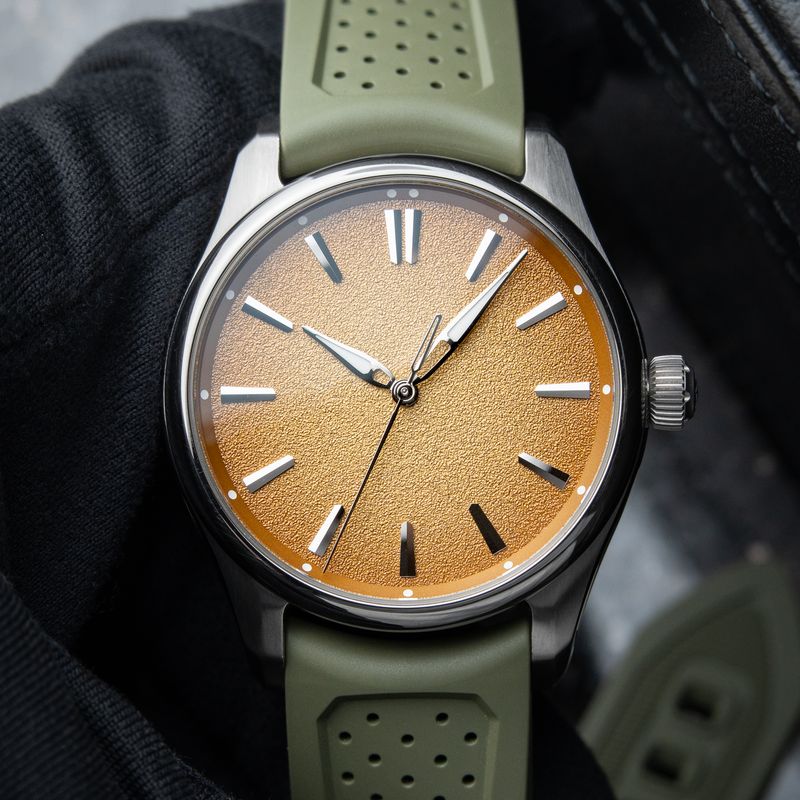 H.Moser & Cie. Pioneer Centre Seconds Amber Sand Bucherer Limited Edition