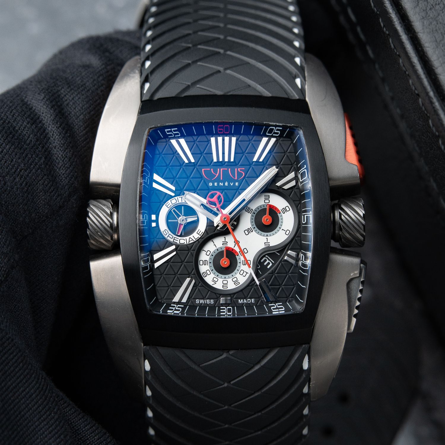 Cyrus Kuros Monaco Grand Prix Limited Edition Titanium Chronograph 44 Box Cyrus Kuros Monaco Grand Prix Limited Edition Titanium Chronograph 44 Box