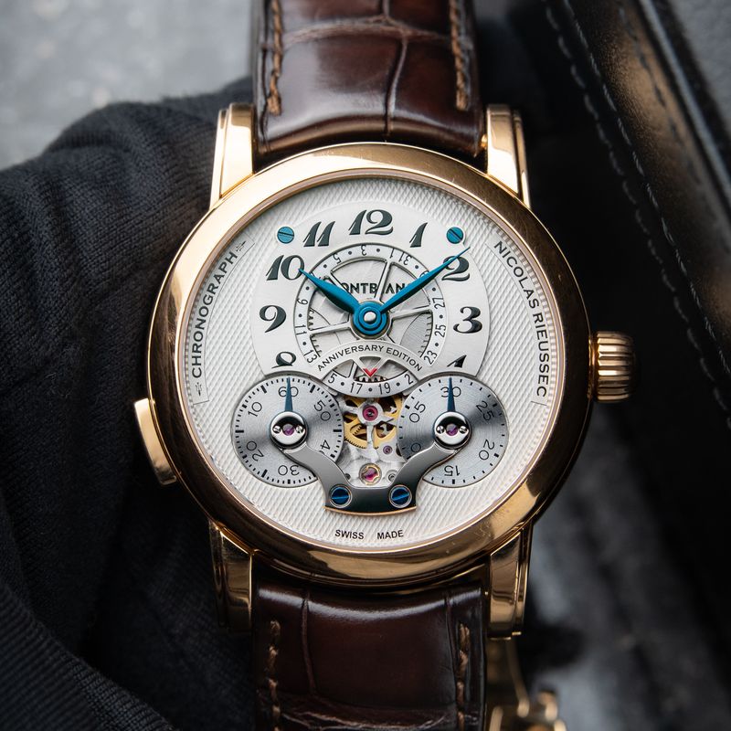 Montblanc Nicolas Rieussec 190th Anniversary Limited Edition Rose Gold 43 Chronograph