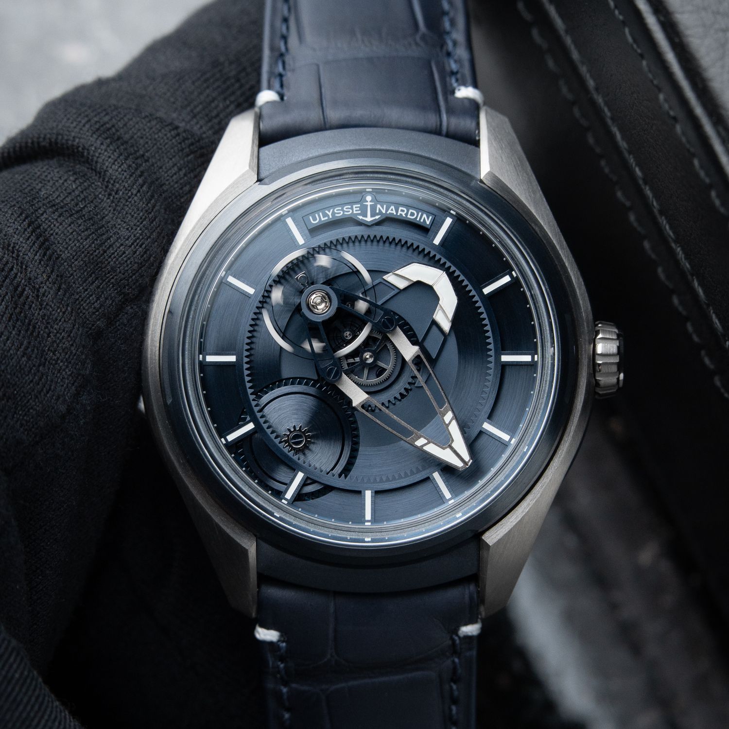 Ulysse Nardin Freak X Ti Blue NOS UNWORN PVD Titanium Leather Automatic Ulysse Nardin Freak X Ti Blue NOS UNWORN PVD Titanium Leather Automatic