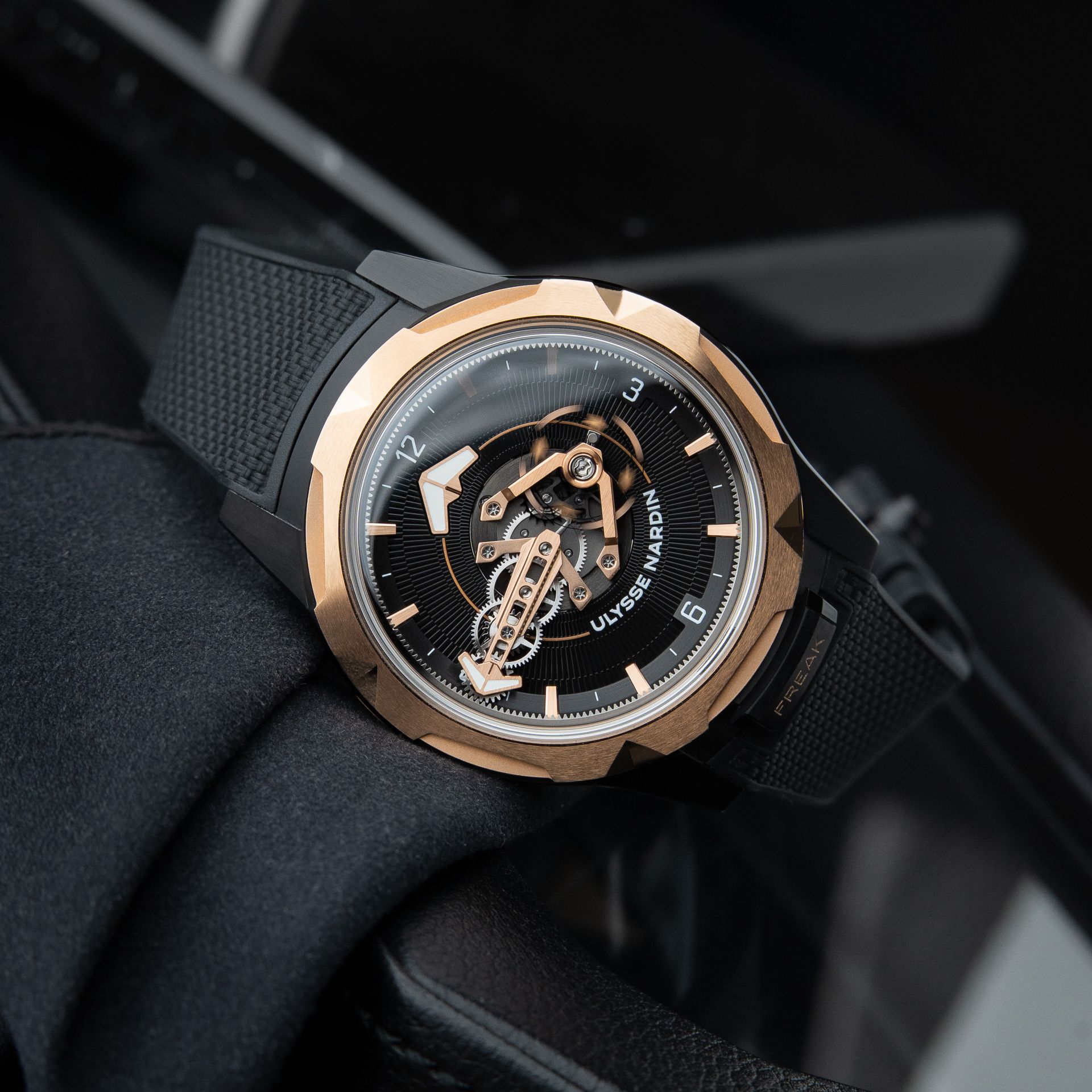 Ulysse Nardin Freak ONE UNWORN 10/2025 Rose Gold DLC Titanium Black 44mm