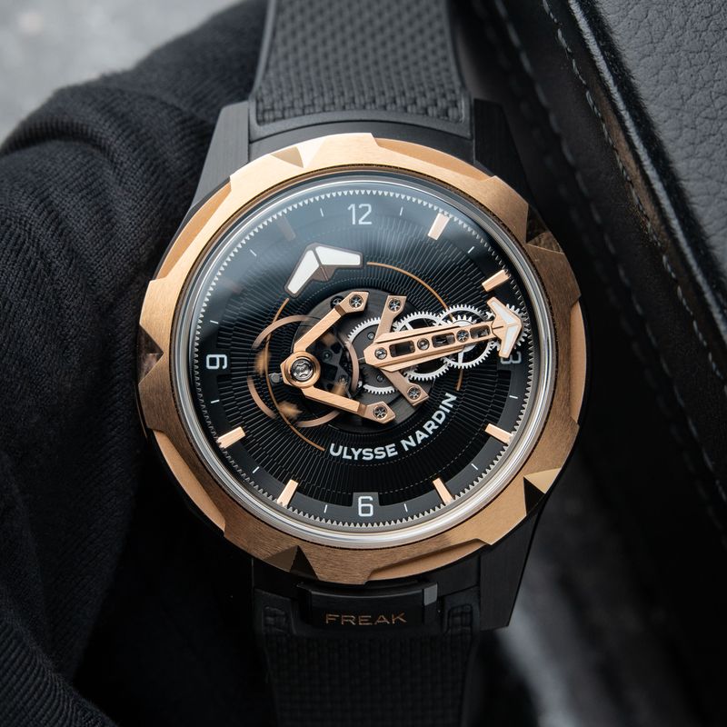Ulysse Nardin Freak ONE UNWORN 10/2025 Rose Gold DLC Titanium Black 44mm
