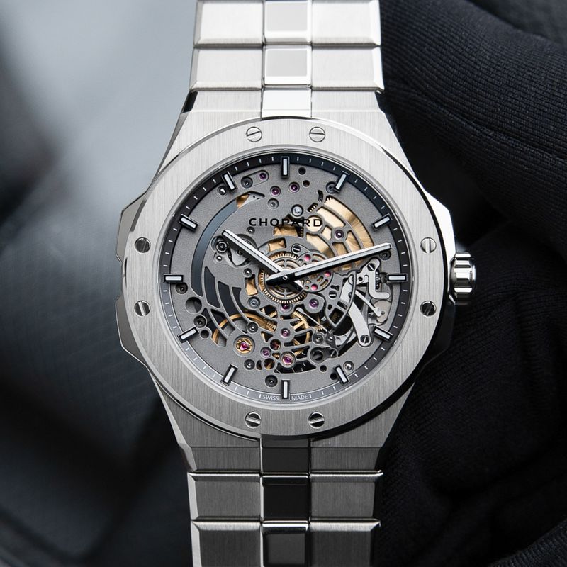 Chopard Alpine Eagle UNWORN 12/2024 Skeleton 41 XP TT Titanium Bracelet