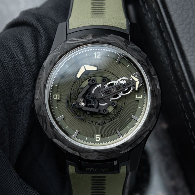 Ulysse Nardin Freak ONE OPS 11/2025 UNWORN Carbonium DLC Titanium Green 44mm 2403-500