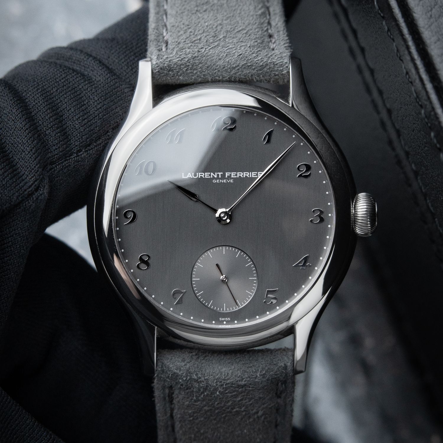 Laurent Ferrier Classic Micro-Rotor 40mm Gray Dial  Steel FBN 229.01