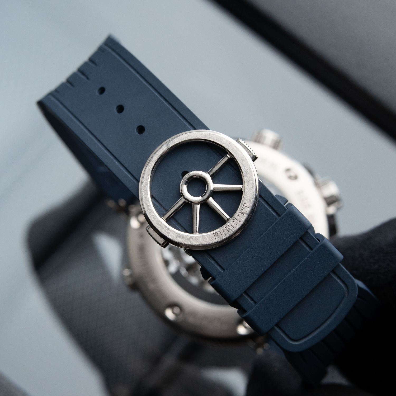 Breguet Marine Alarme Musicale 5547BB White Gold Blue Alarm