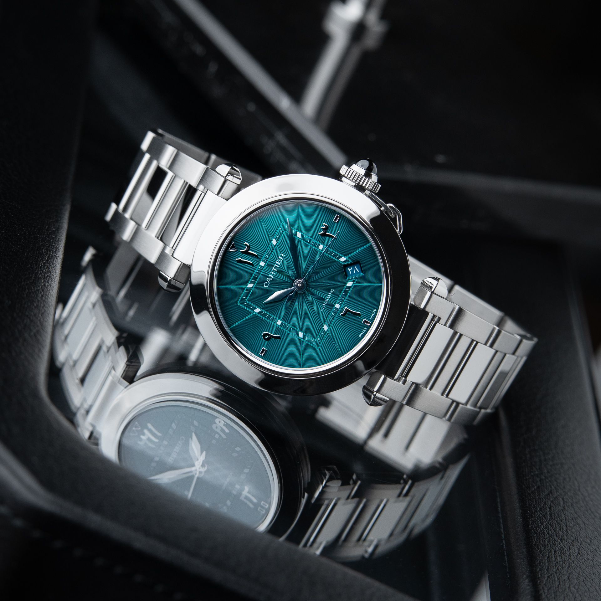 Cartier Pasha RARE UNWORN 12/2023 Turquoise Middle Eastern Arabic Bracelet