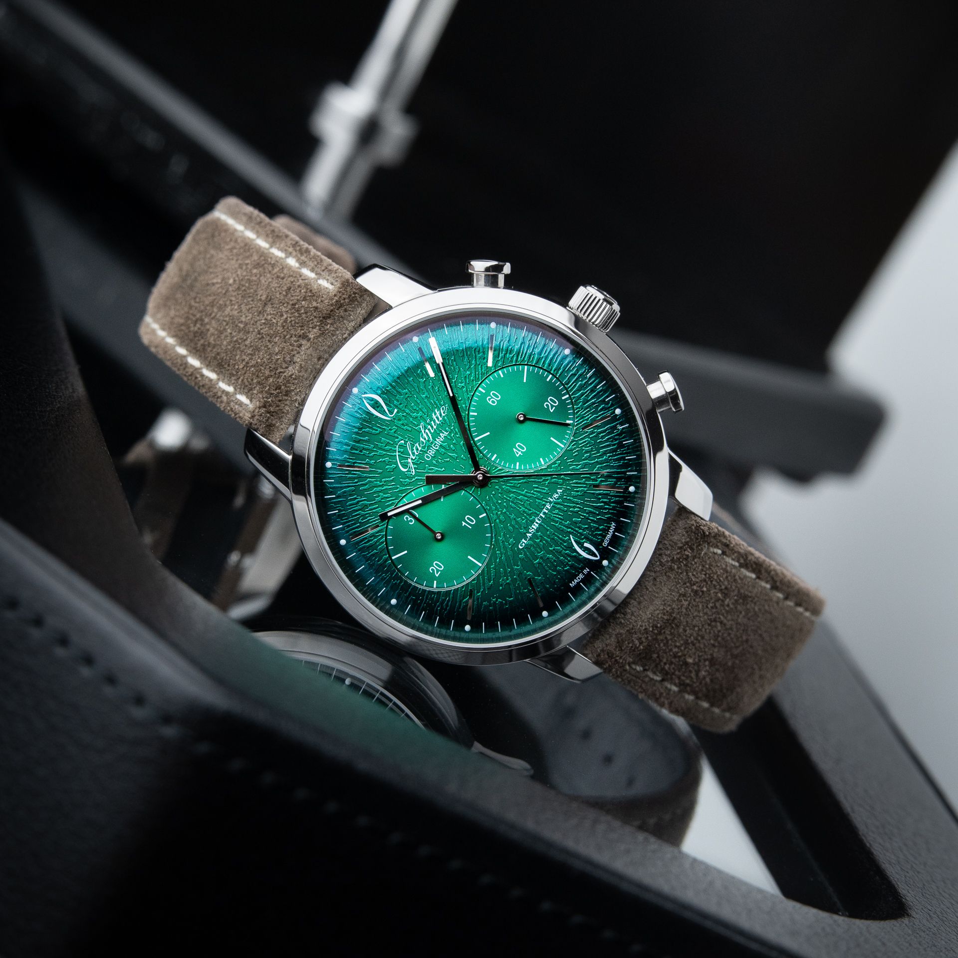Glashutte Original Sixties Limited Annual Edition Chronograph Green Steel
