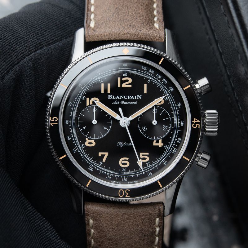 Blancpain Air Command UNWORN Flyback Chronograph Limited Black Dial 42.5mm