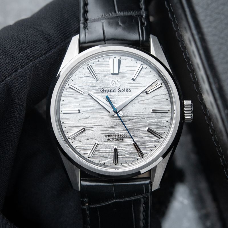 Grand Seiko Evolution 9 Collection CLEAN 12/2025 White Birch Titanium Hi-Beat Manual