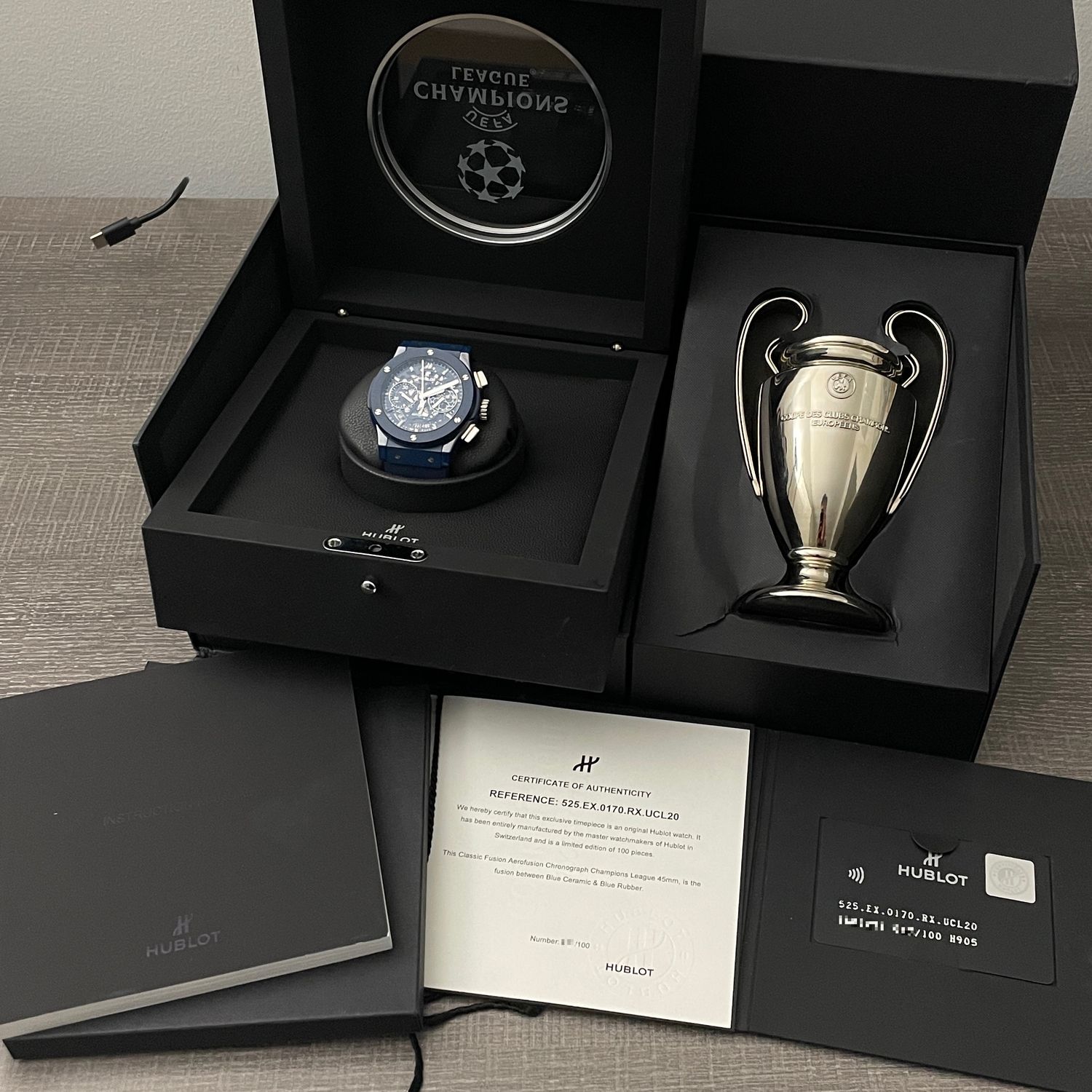 Hublot Classic Fusion Aerofusion UEFA Limited Edition Chronograph