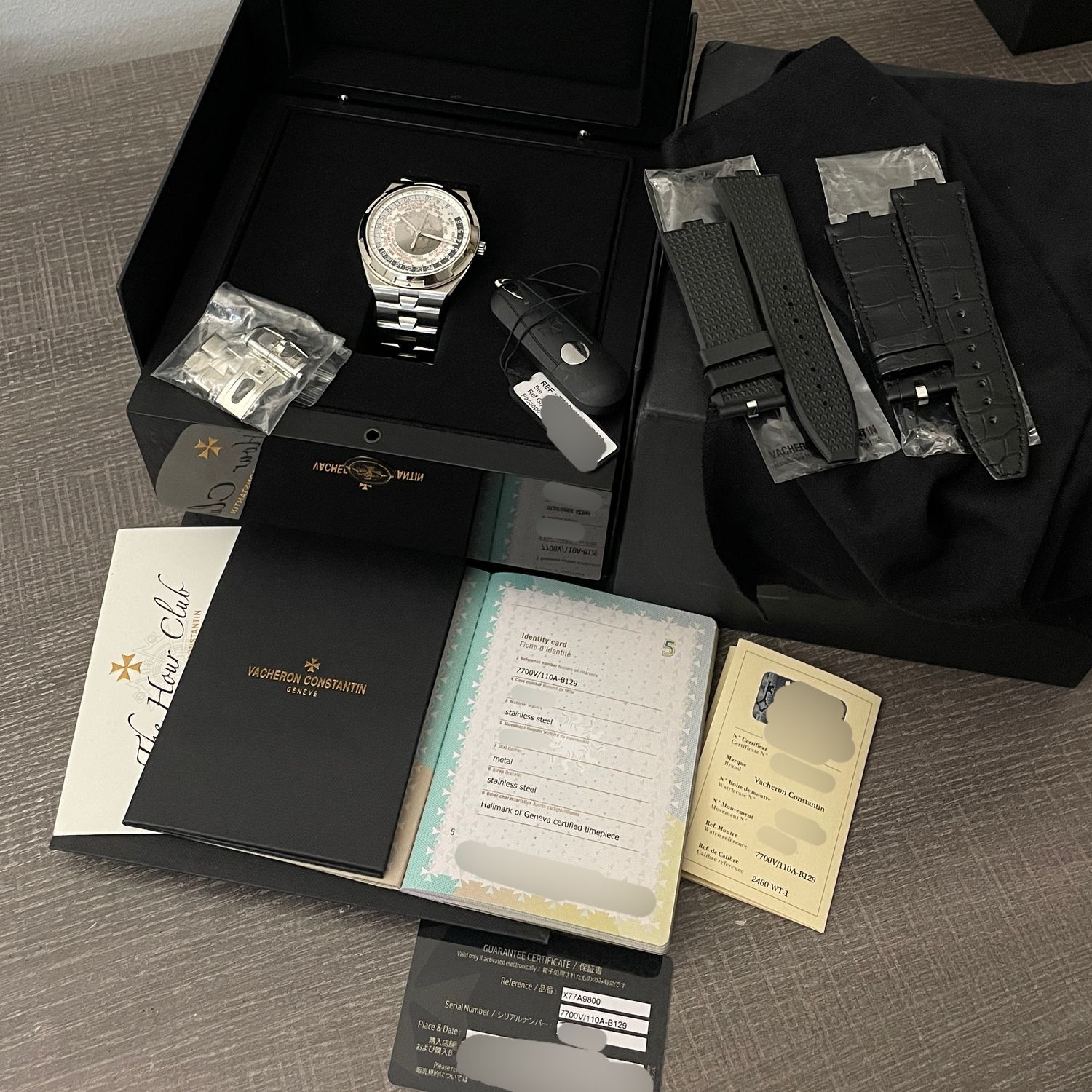 Vacheron Constantin Overseas VC-SERVICED 7700V World Time BRACELET