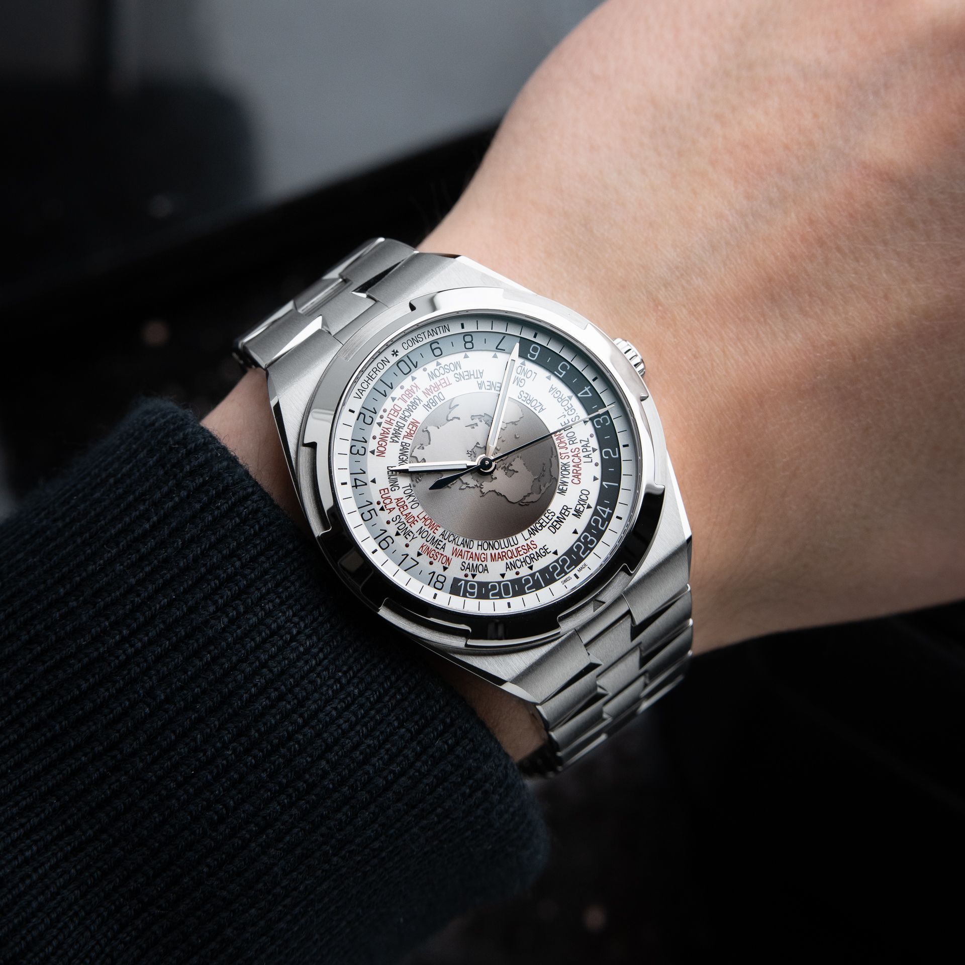 Vacheron Constantin Overseas VC-SERVICED 7700V World Time BRACELET STRAPS