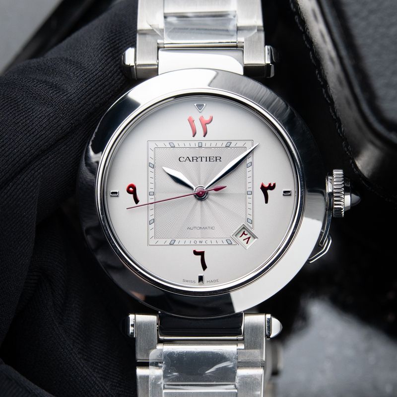 Cartier Pasha RARE 2023 QWC Qatar Limited Edition Middle Eastern Burgundy