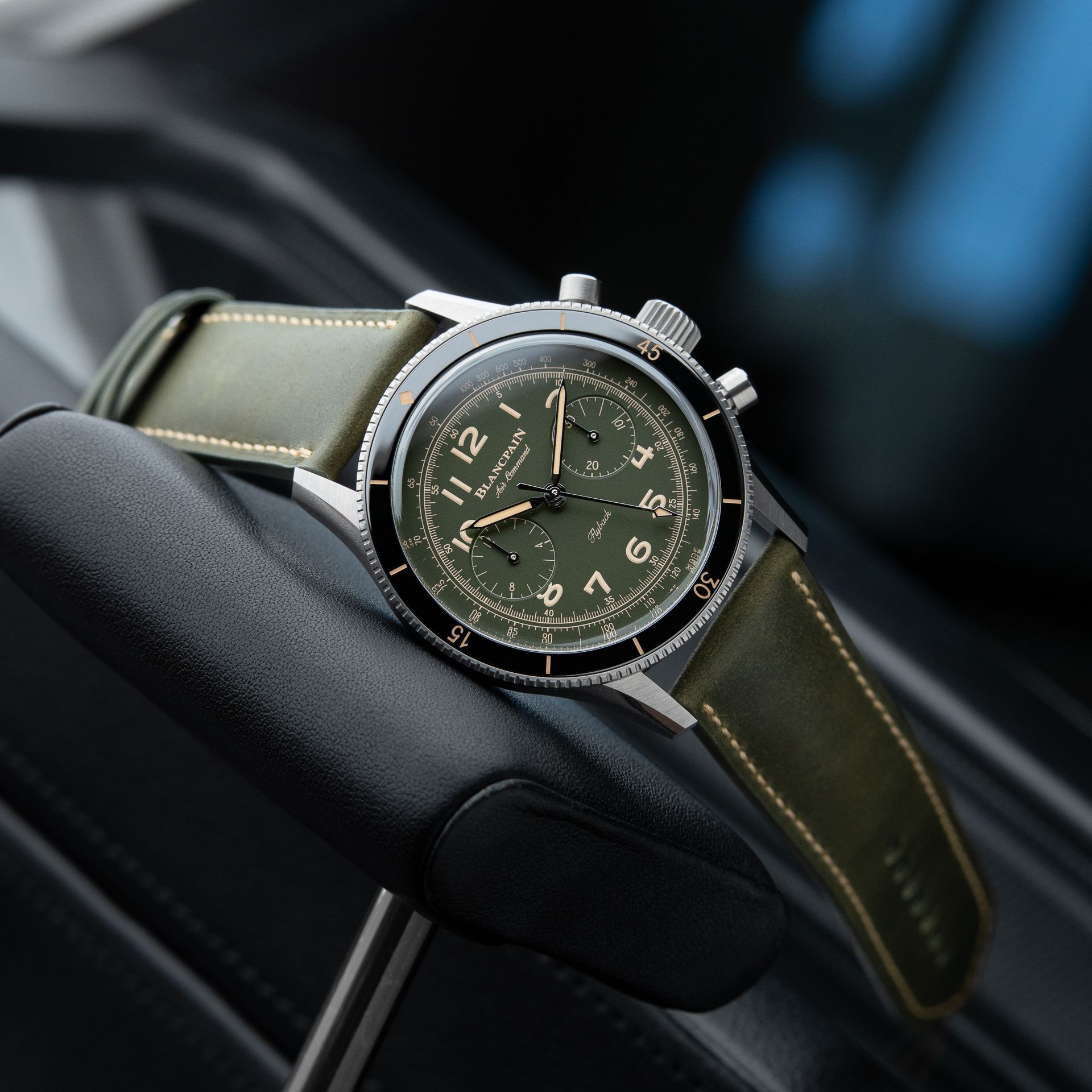 Blancpain Air Command UNWORN 12/2024 Flyback Chronograph Green Titanium Limited Edition