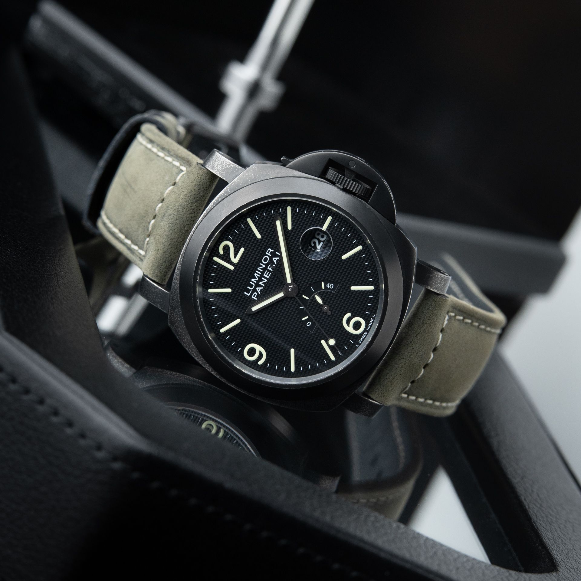Panerai Luminor Power Reserve Limited Edition Black PVD Steel PAM00028 44