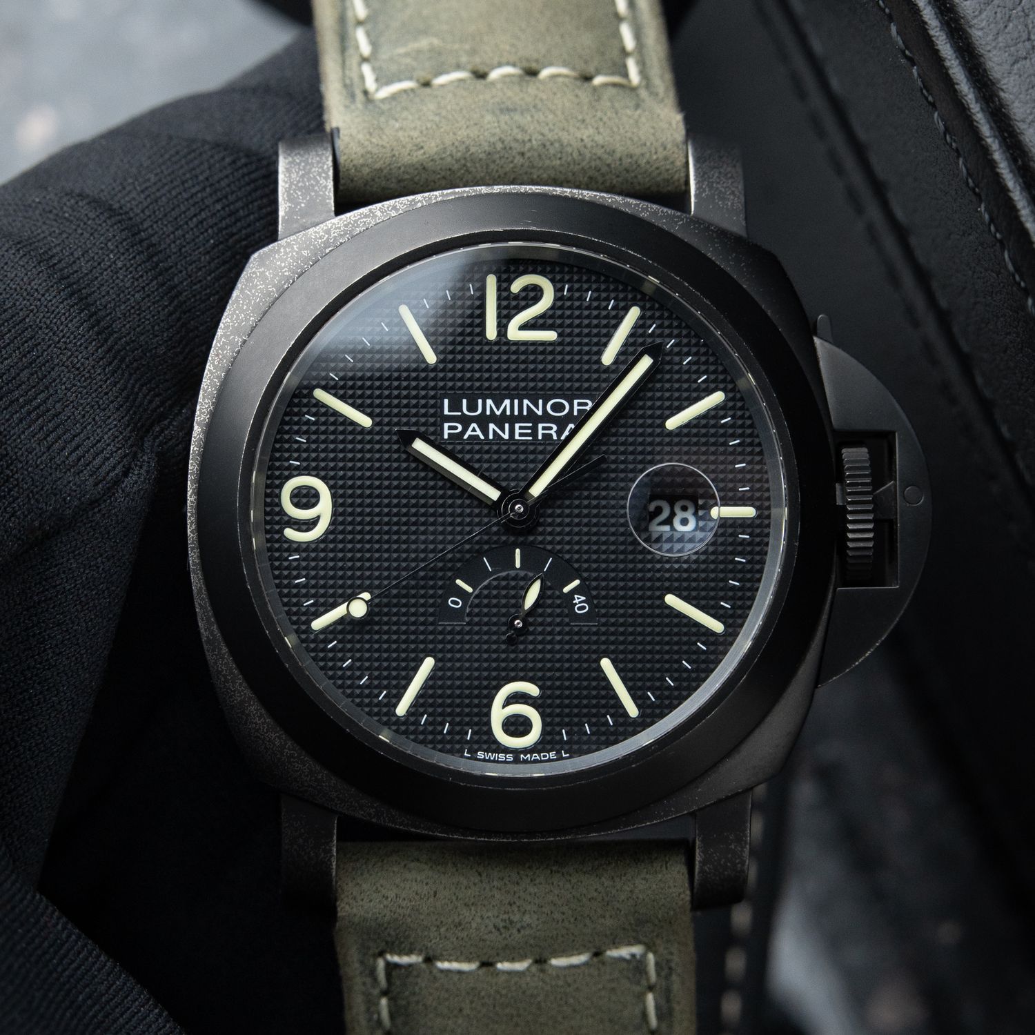 Panerai Luminor Power Reserve Limited Edition Black PVD Steel PAM00028 44