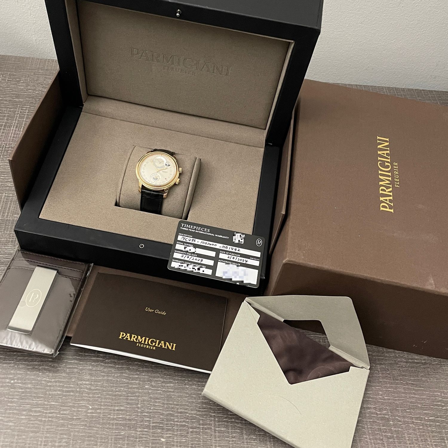 Parmigiani Fleurier Toric Hemispheres Retrograde Date Rose Gold