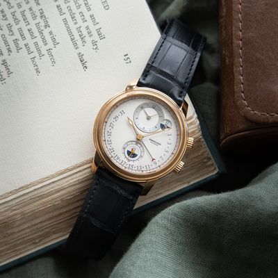 Parmigiani Fleurier Toric Hemispheres Retrograde Date Rose Gold