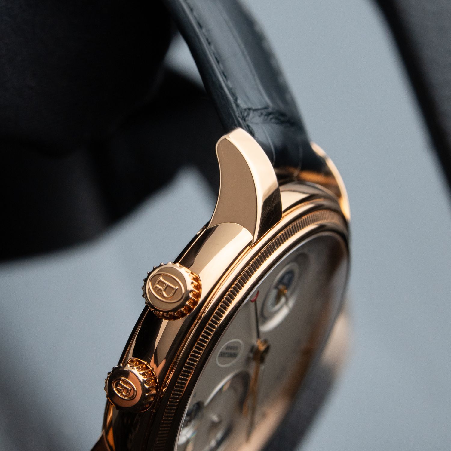Parmigiani Fleurier Toric Hemispheres Retrograde Date Rose Gold