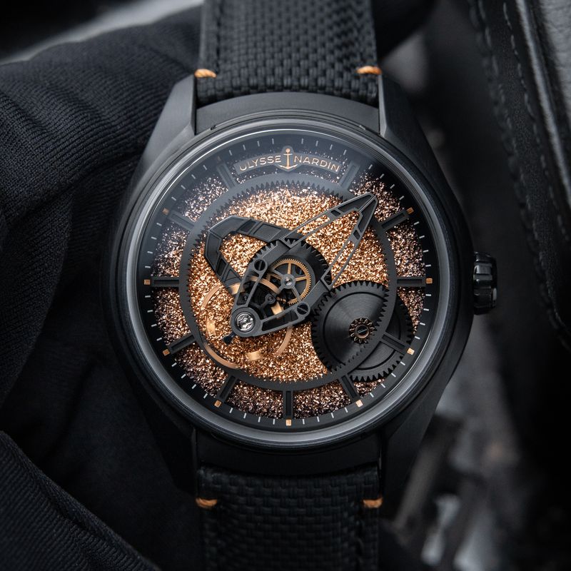 Ulysse Nardin Freak X Crystalium UNWORN Limited Edition PVD Titanium Gold Dial Watch