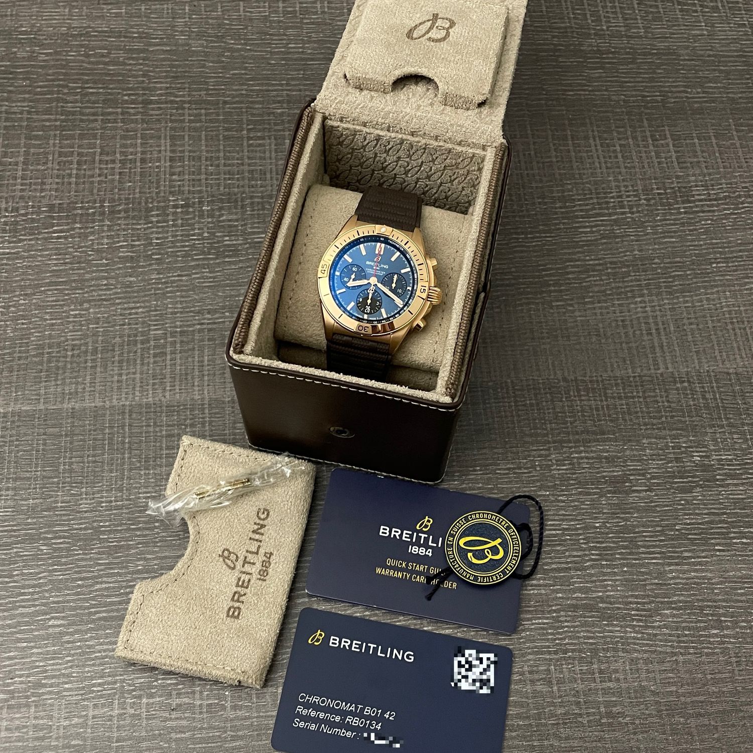 Breitling Super Chronomat B01 42 Super Bowl LVIII Limited Edition
