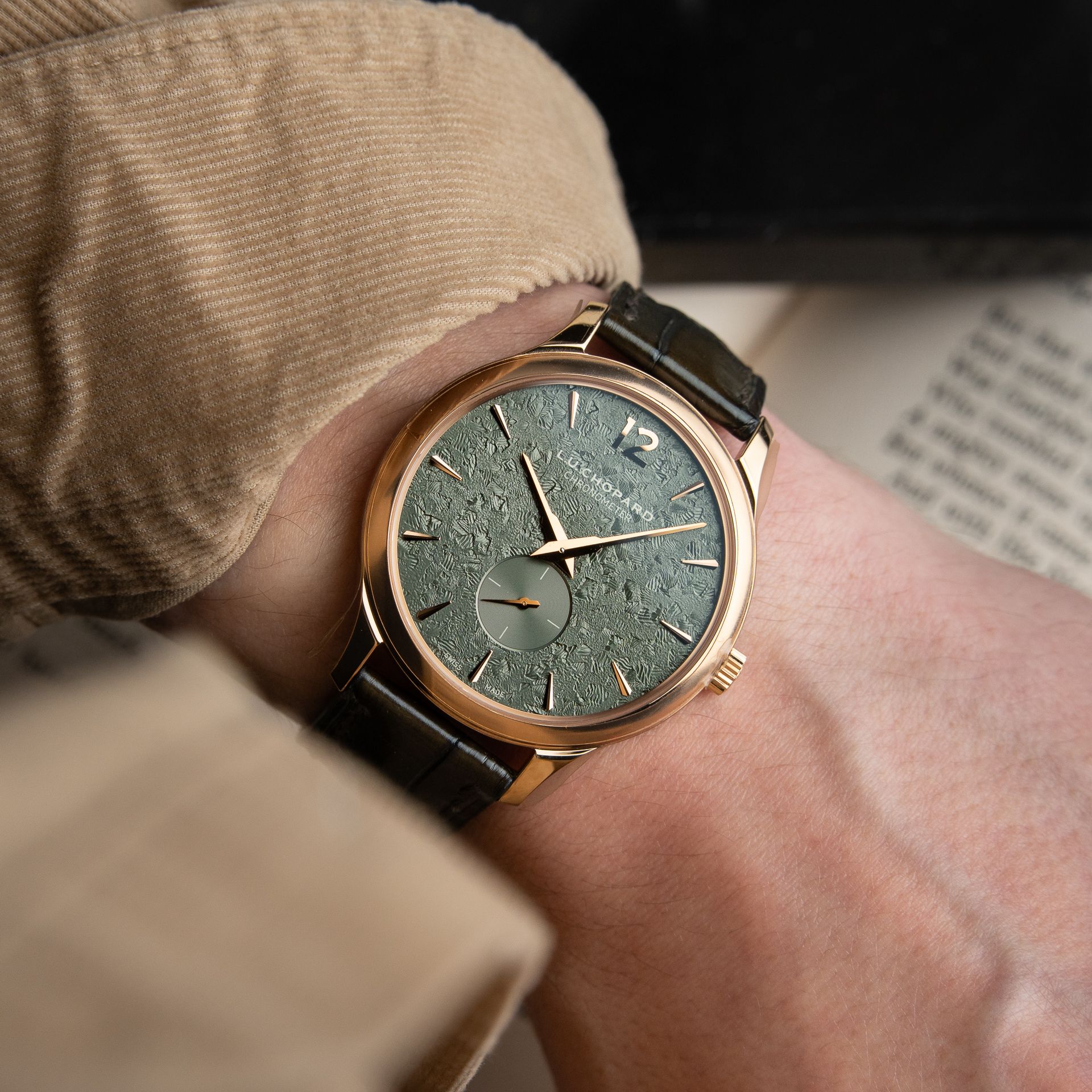 Chopard L.U.C XPS STICKERED Spirit Of Nature Limited Edition. Rose Gold Green