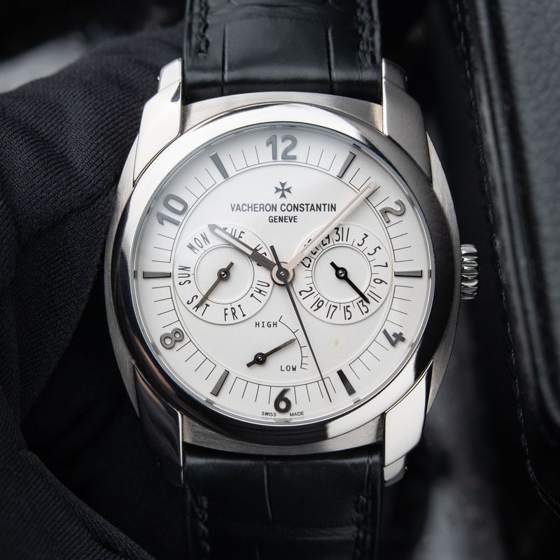 Vacheron Constantin Quai de l'Ile Day-Date Palladium Silver Dial 85050 41mm