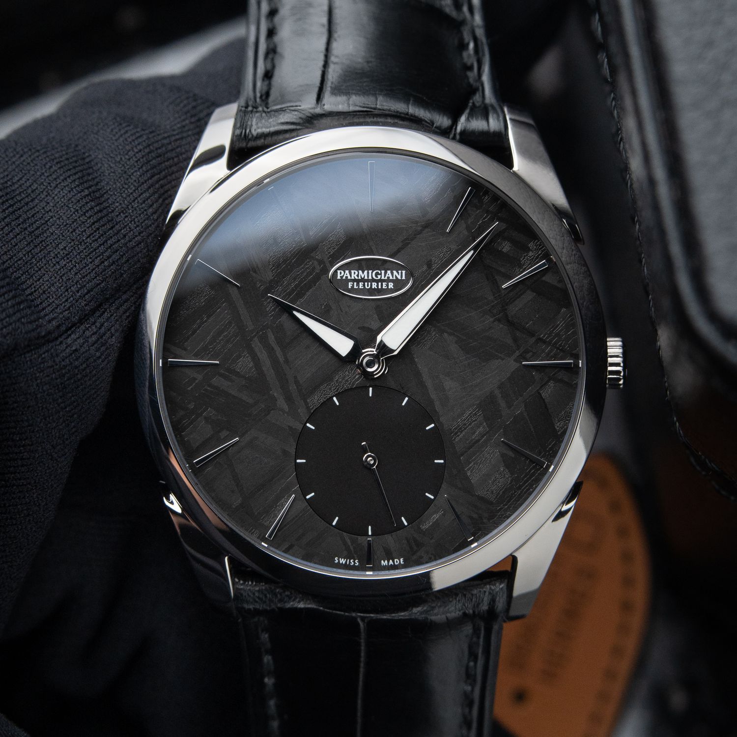 Parmigiani Fleurier Tonda 1950 Special Edition Black Meteorite Titanium 39 Parmigiani Fleurier Tonda 1950 Special Edition Black Meteorite Titanium 39