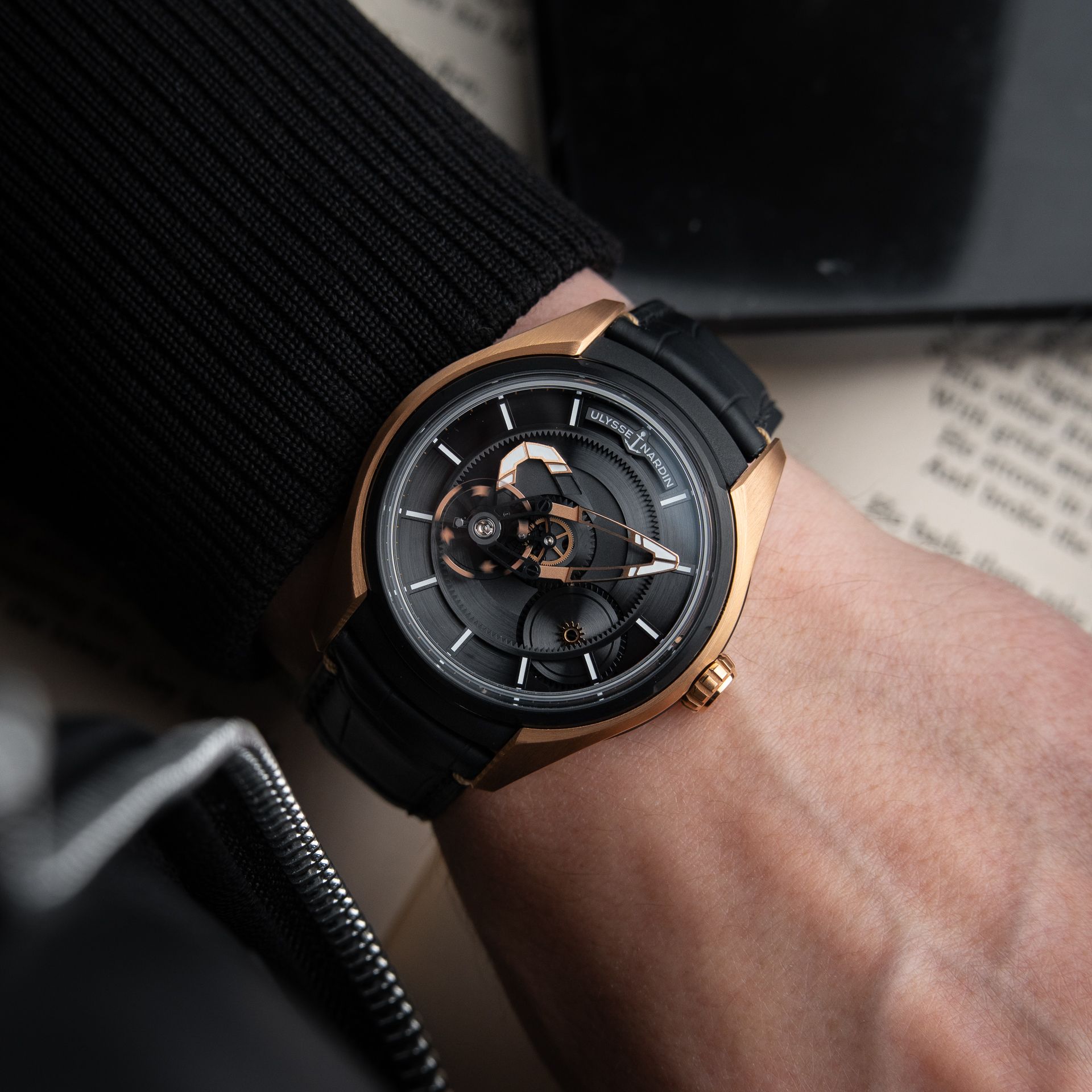 Ulysse Nardin Freak X UNWORN 12/2025 Rose Gold PVD Titanium Black Automatic