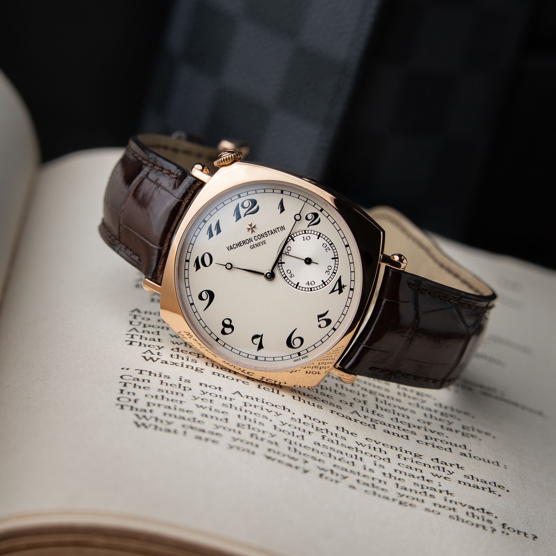 Vacheron Constantin Historiques American 1921 SERVICED Rose Gold Silver 40