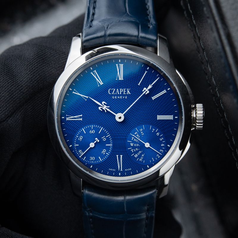 Czapek Quai Des Bergues 2024 Sapphire Blue S Limited Edition 7 Days 38.5mm