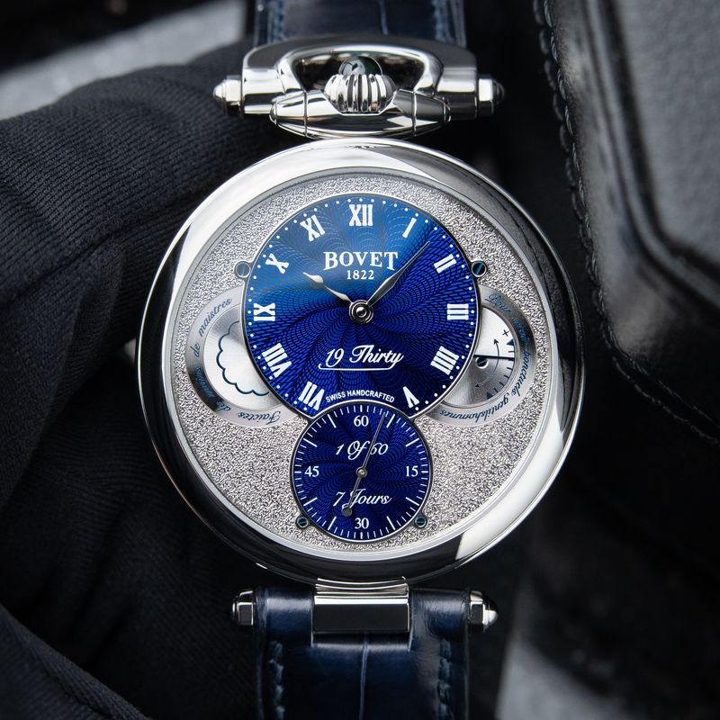 Bovet 19Thirty Fleurier UNWORN 11/25 Blue Great Guilloche Limited Edition