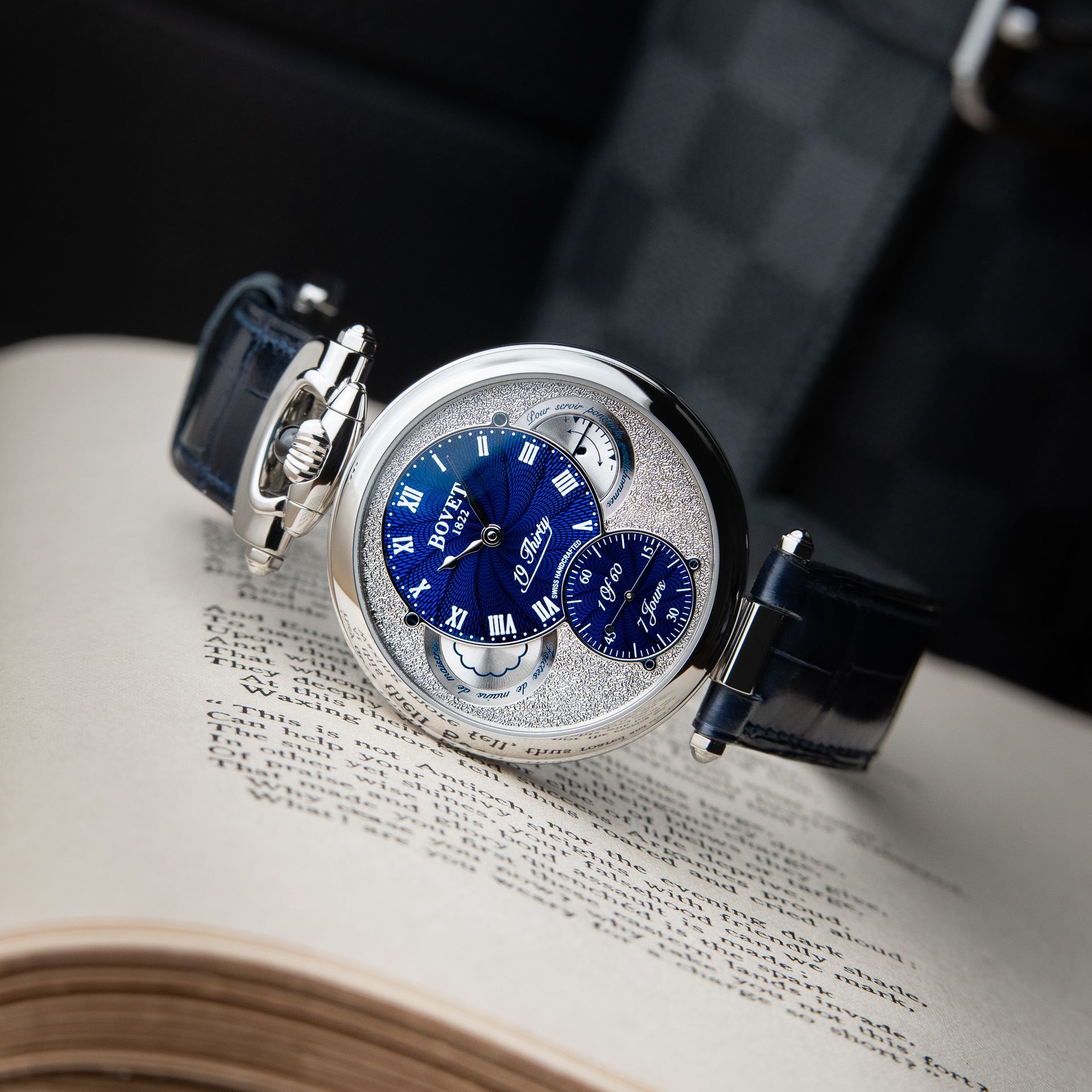 Bovet 19Thirty Fleurier UNWORN 11/25 Blue Great Guilloche Limited Edition