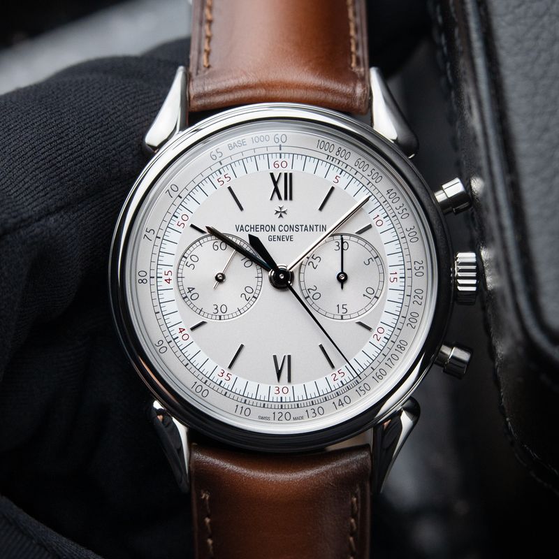 Vacheron Constantin Historiques Cornes De Vache 1955 Chronograph Silver