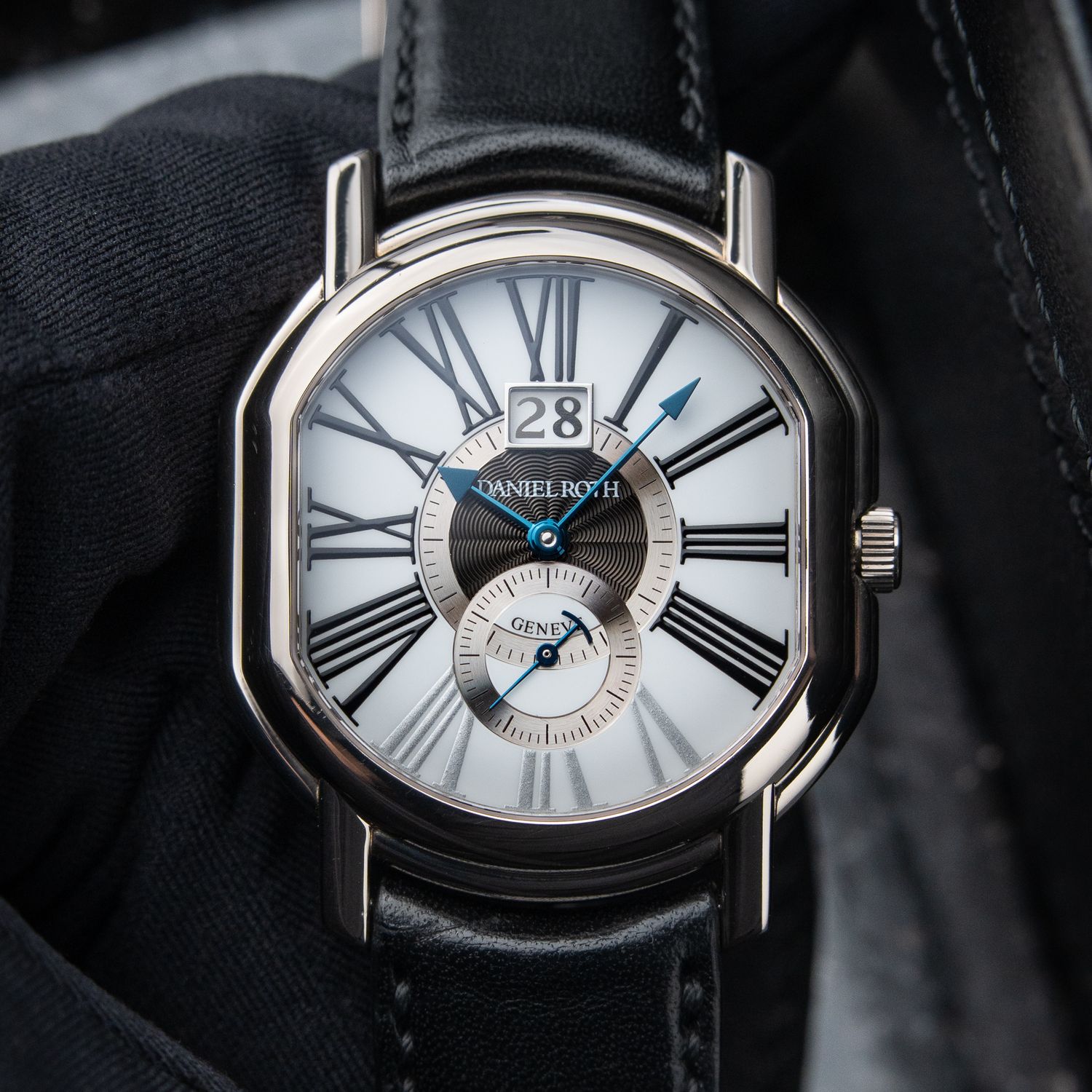 Daniel Roth Datomax RARE 208.X.60 White Gold Guilloche Dial 39mm Automatic