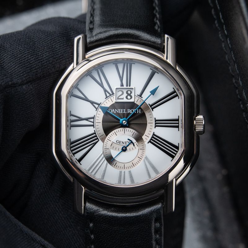 Daniel Roth Datomax RARE 208.X.60 White Gold Guilloche Dial 39mm Automatic