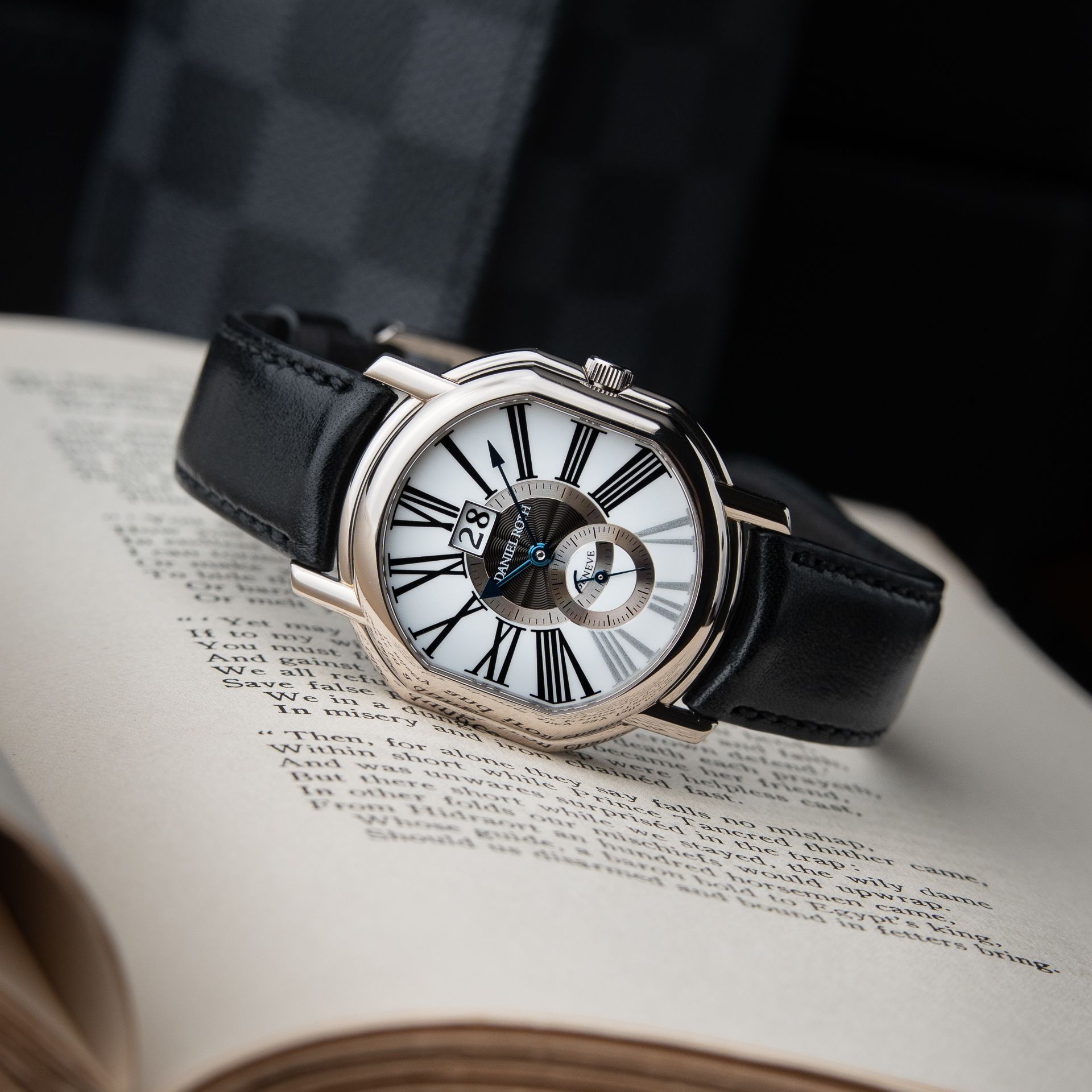 Daniel Roth Datomax RARE 208.X.60 White Gold Guilloche Dial 39mm Automatic