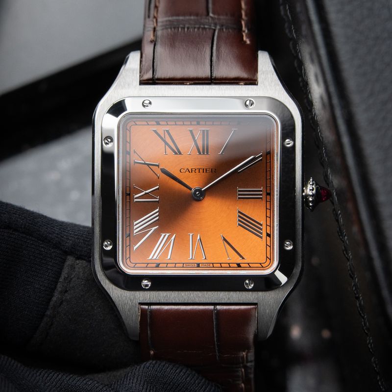 Cartier Santos Dumont UNWORN 2026 XL Model Platinum Copper Limited Edition
