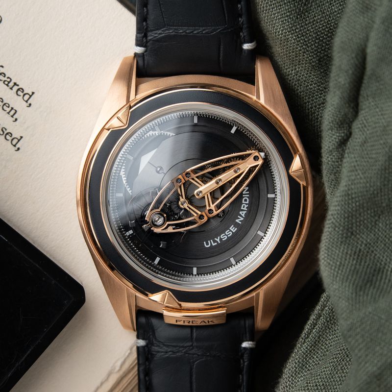 Ulysse Nardin Freak Vision UNWORN Limited Edition Rose Gold Black 45mm