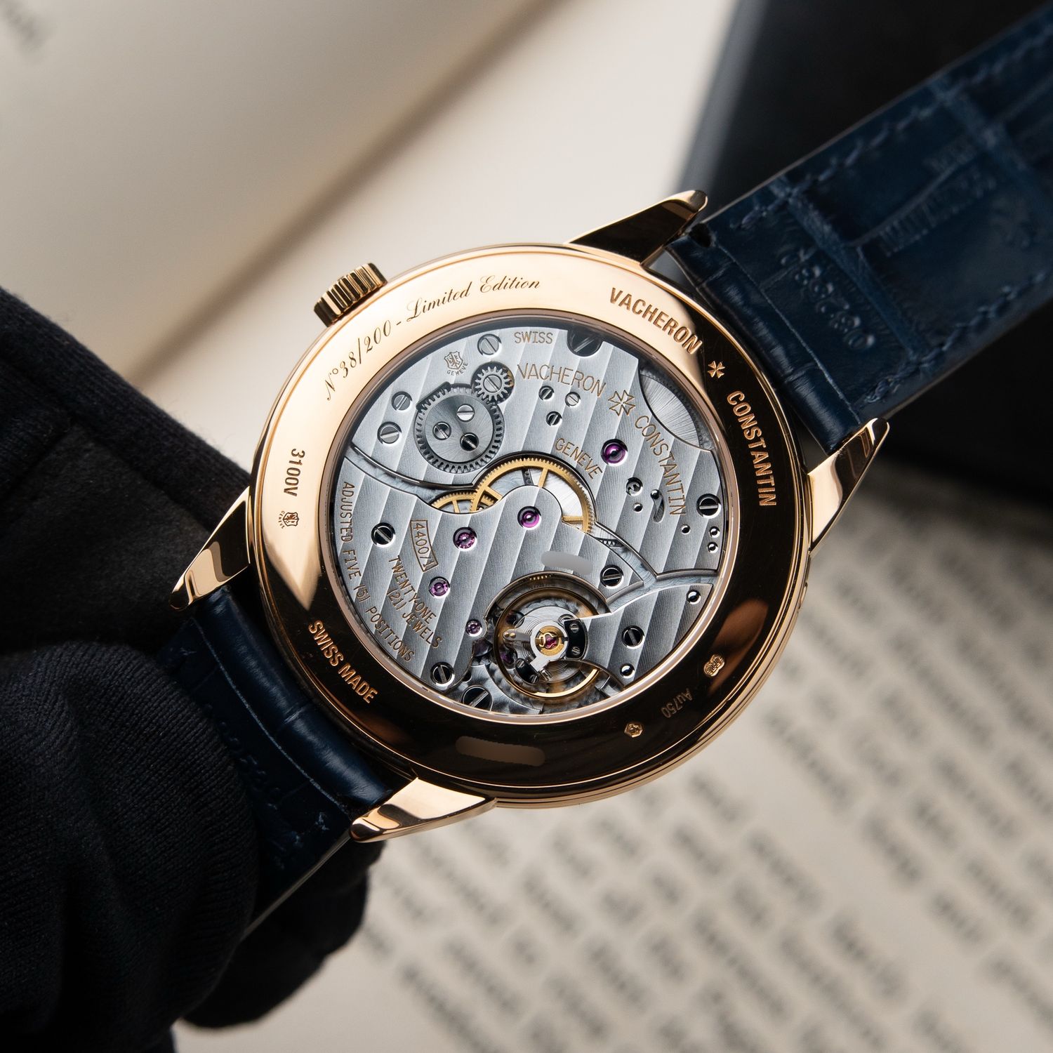 Vacheron Constantin Historiques 1948 Triple Calendar Blue Rose
