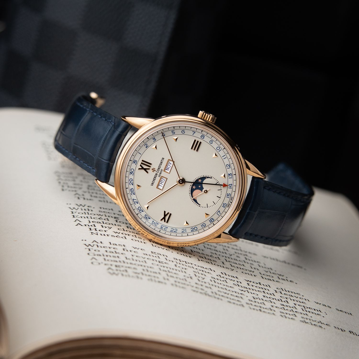 Vacheron Constantin Historiques 1948 Triple Calendar Blue Rose