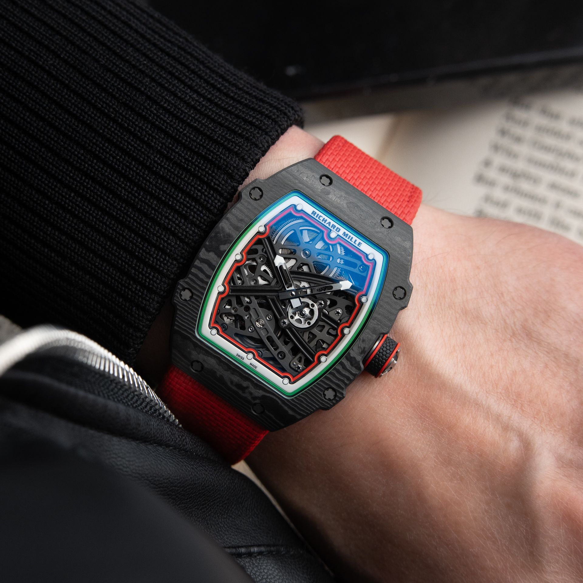 Richard Mille RM67-02 'Italy' Carbon 2/2025 Titanium Skeleton Ultra-Flat Automatic