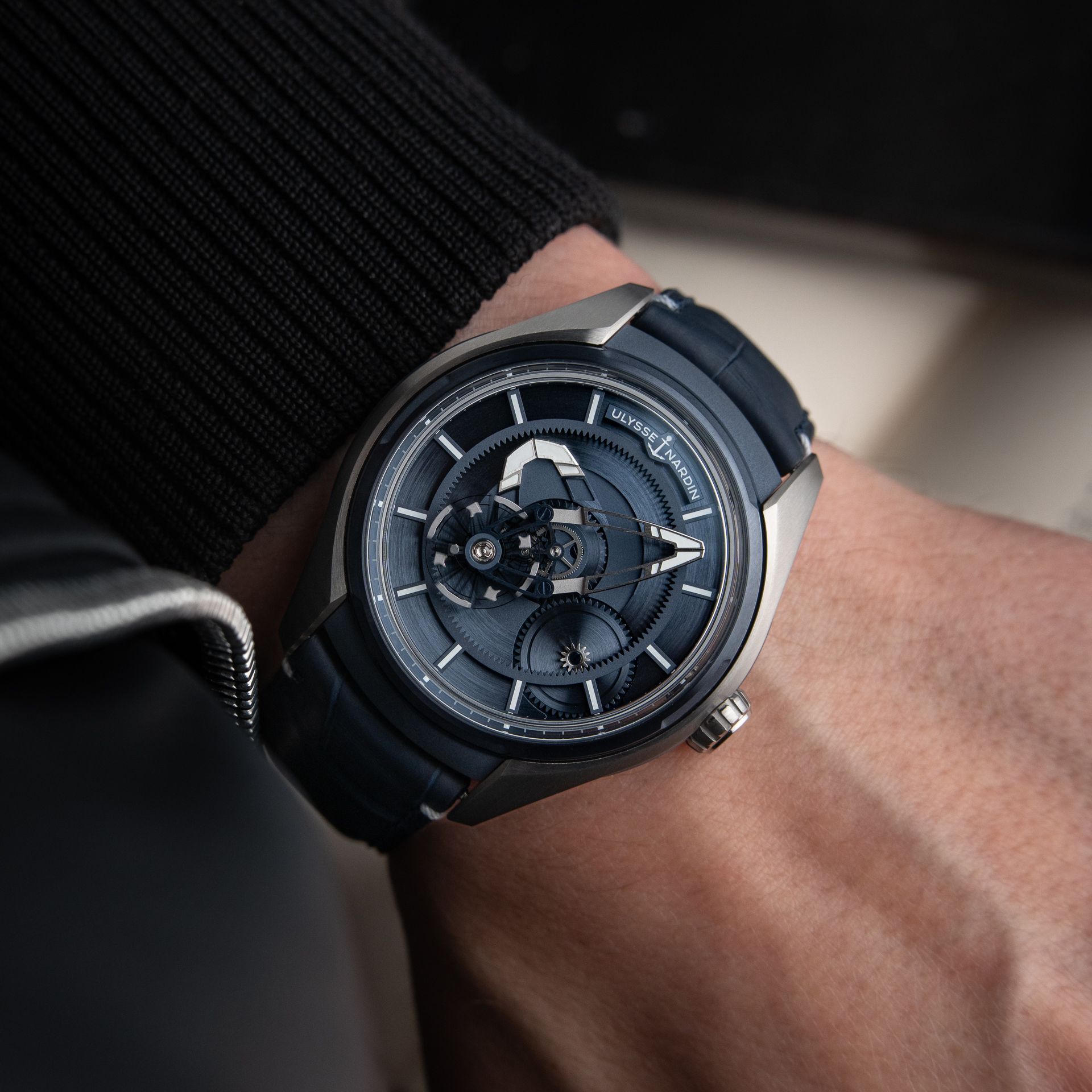Ulysse Nardin Freak X Ti Blue UNWORN 10/2025 PVD Titanium Leather Automatic