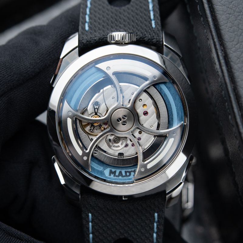 MB&F M.A.D.1 MAD 1S SWISS Limited Edition Ice Blue Steel Automatic 42mm