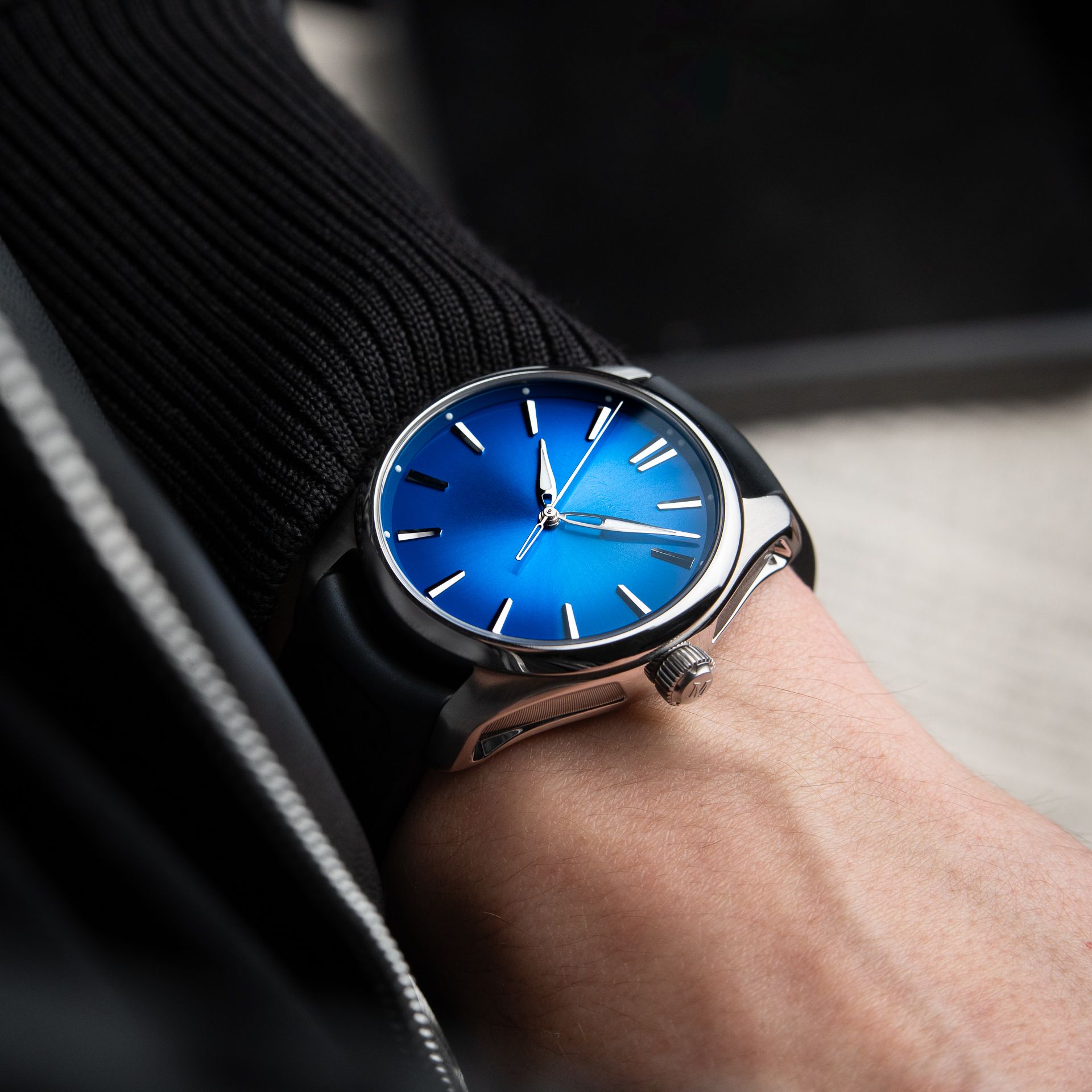 H.Moser & Cie. Pioneer Centre Seconds Arctic Blue Dial 2024 Steel 40mm